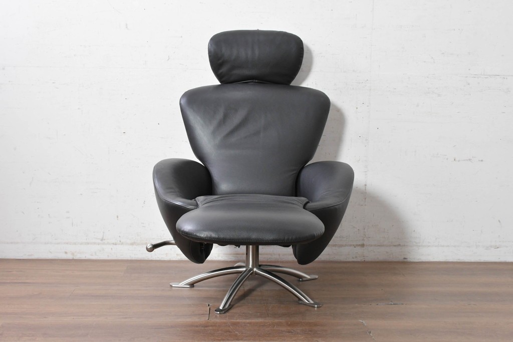 中古　美品　Cassina(カッシーナ)　本革　リクライニング　パーソナルチェア　K10 DODO(ドド)　ドドシェーズロング　定価約167万2千円　(R-090601)