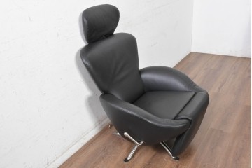 中古　美品　Cassina(カッシーナ)　本革　リクライニング　パーソナルチェア　K10 DODO(ドド)　ドドシェーズロング　定価約167万2千円　(R-090601)