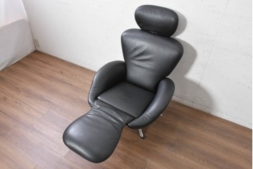 中古　美品　Cassina(カッシーナ)　本革　リクライニング　パーソナルチェア　K10 DODO(ドド)　ドドシェーズロング　定価約167万2千円　(R-090601)
