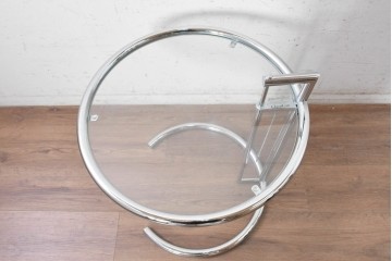 中古　美品　Cassina ixc.(カッシーナイクスシー)取り扱い　ClassiCon(クラシコン)　Eileen Gray(アイリーン・グレイ)　ADJUSTABLE TABLE(アジャスタブルテーブル)　E1027　サイドテーブル　定価約21万円　(R-090605)