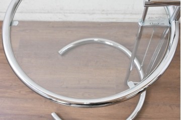 中古　美品　Cassina ixc.(カッシーナイクスシー)取り扱い　ClassiCon(クラシコン)　Eileen Gray(アイリーン・グレイ)　ADJUSTABLE TABLE(アジャスタブルテーブル)　E1027　サイドテーブル　定価約21万円　(R-090607)