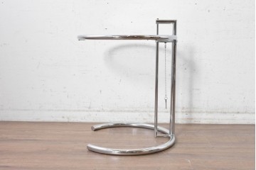 中古　美品　Cassina ixc.(カッシーナイクスシー)取り扱い　ClassiCon(クラシコン)　Eileen Gray(アイリーン・グレイ)　ADJUSTABLE TABLE(アジャスタブルテーブル)　E1027　サイドテーブル　定価約21万円　(R-090608)
