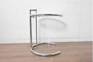 中古　美品　Cassina ixc.(カッシーナイクスシー)取り扱い　ClassiCon(クラシコン)　Eileen Gray(アイリーン・グレイ)　ADJUSTABLE TABLE(アジャスタブルテーブル)　E1027　サイドテーブル　定価約21万円　(R-090608)