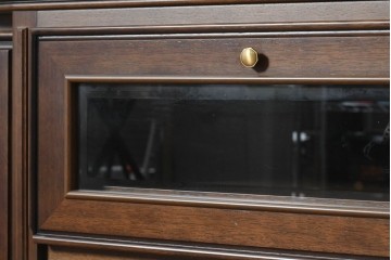 中古　美品　maruni(マルニ木工)　地中海ロイヤルシリーズ(ROYAL)　収納力が魅力のクラシカルなテレビ台　(R-090610)