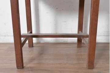 和製アンティーク　昭和初期　素朴な木肌が魅力の引き出し付き平机　(R-090619)