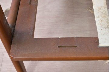 和製ヴィンテージ　オールドカリモク　カリモク家具(karimoku)　合皮製　Kチェア1シーター　艶やかなブラックカラーが美しいイージーチェア　(R-090623)