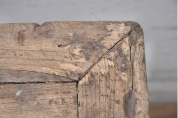 【簡易リペア限定品】　アジアンヴィンテージ　1970年から1980年頃　中国　伝統的な趣を楽しめるアンティーク調スツール　(R-090628)