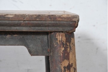 【簡易リペア限定品】　アジアンヴィンテージ　1970年から1980年頃　中国　伝統的な趣を楽しめるアンティーク調スツール　(R-090628)