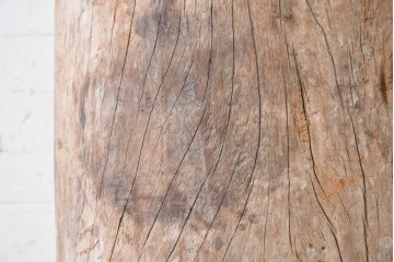 ヴィンテージ雑貨　バリ島　素朴な表情が魅力のスリットドラム　※ディスプレイ用　(R-090629)