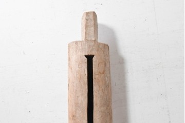 ヴィンテージ雑貨　バリ島　素朴な表情が魅力のスリットドラム　※ディスプレイ用　(R-090629)
