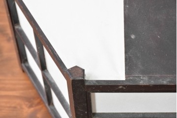 《引っ掛けシーリング式ペンダントライト加工費込み》　中古　松本民芸家具　絶版品　B型六角アンドン　和モダンな吊り下げ照明　(R-090632)