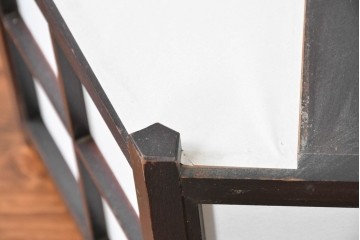 《引っ掛けシーリング式ペンダントライト加工費込み》　中古　松本民芸家具　絶版品　B型六角アンドン　和モダンな吊り下げ照明　(R-090633)