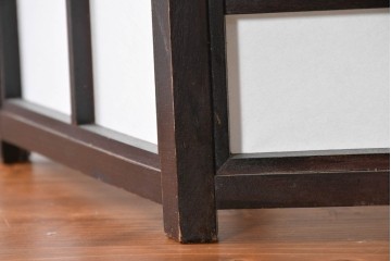 《引っ掛けシーリング式ペンダントライト加工費込み》　中古　松本民芸家具　絶版品　B型六角アンドン　和モダンな吊り下げ照明　(R-090633)