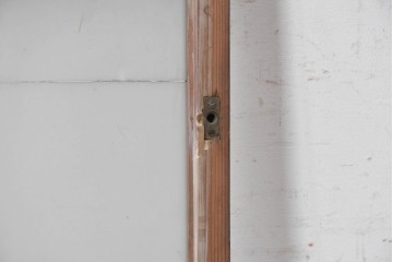 アンティーク建具　昭和初期から昭和中期　すりガラスがレトロなガラス窓1枚　(R-090642)