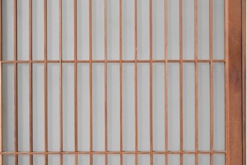ヴィンテージ建具　昭和中期から昭和後期　和の趣を味わえる片面ガラスの書院戸4枚セット　(R-090648)