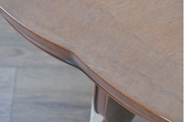 中古　maruni(マルニ木工)　高級ライン　BRITANNIA(ブリタニア)シリーズ　優美な曲線が上品なセンターテーブル　定価約76万円　(R-090652)