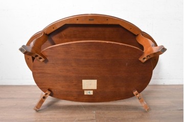 中古　maruni(マルニ木工)　高級ライン　BRITANNIA(ブリタニア)シリーズ　優美な曲線が上品なセンターテーブル　定価約76万円　(R-090652)