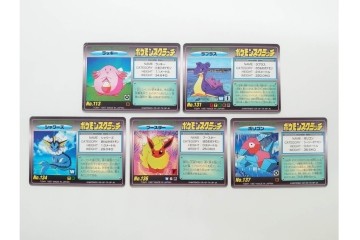 希少!　1997年　TOMY(トミー)　ポケットモンスター　未削りのポケモンスクラッチカード30枚セット　サンダー(キラ)を含む　(R-090660)