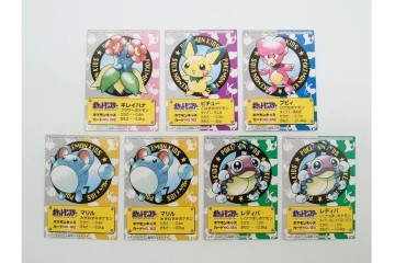 BANDAI(バンダイ)　ポケットモンスター　初期カードを含むポケモンキッズのカード119枚セット　ミュウ、ミュウツー、ギャラドスなど　(R-090661)