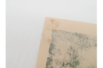 真作　畦地梅太郎　頒布作　「夏の富士」　鮮やかな色彩で富士山を描いた木版画　(R-090666)