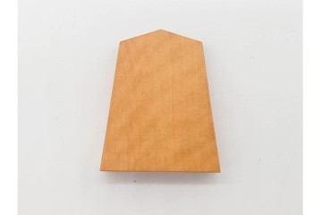 竹風作　黄楊(ツゲ)製　端正な安清書が魅力の将棋駒　駒袋・外箱付き　(R-090677)