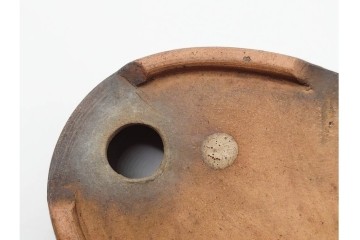 時代物　1点に東福寺の銘あり　楕円型・丸型　支那鉢や朱泥鉢の盆栽鉢3点セット　(R-090691)