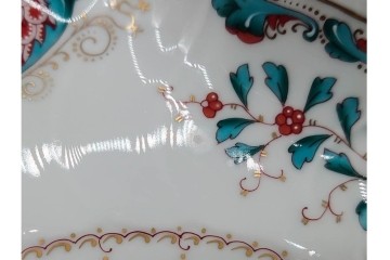 ハンガリー　HEREND(ヘレンド)　トゥッピーニの角笛　気品漂うトライアングルディッシュ　(R-090698)