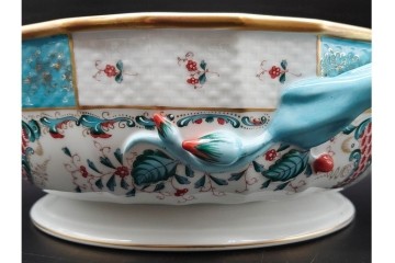 ハンガリー　HEREND(ヘレンド)　トゥッピーニの角笛　気品あふれるチュリーン　(R-090699)
