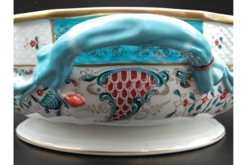 ハンガリー　HEREND(ヘレンド)　トゥッピーニの角笛　気品あふれるチュリーン　(R-090699)