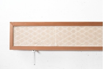 ヴィンテージ建具　昭和中期　菱形模様の組子が連なる欄間1枚　(R-090720)