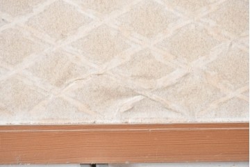 ヴィンテージ建具　昭和中期　菱形模様の組子が連なる欄間1枚　(R-090720)