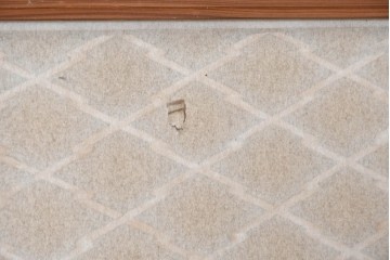 ヴィンテージ建具　昭和中期　菱形模様の組子が連なる欄間1枚　(R-090720)