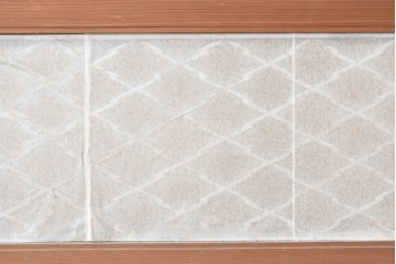 ヴィンテージ建具　昭和中期　菱形模様の組子が連なる欄間1枚　(R-090720)
