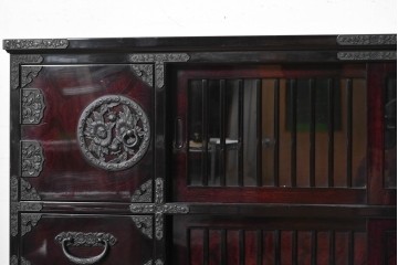 中古　美品　空間に圧倒的な和の存在感を与えるサイドボード　(R-090732)