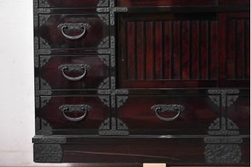 中古　美品　空間に圧倒的な和の存在感を与えるサイドボード　(R-090732)