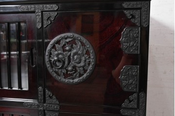 中古　美品　空間に圧倒的な和の存在感を与えるサイドボード　(R-090732)