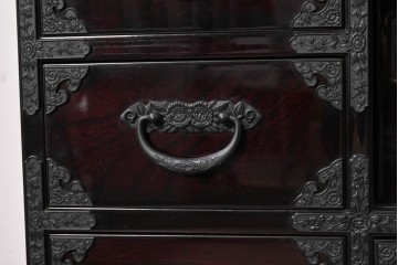 中古　美品　空間に圧倒的な和の存在感を与えるサイドボード　(R-090732)