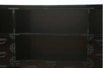 中古　美品　空間に圧倒的な和の存在感を与えるサイドボード　(R-090732)