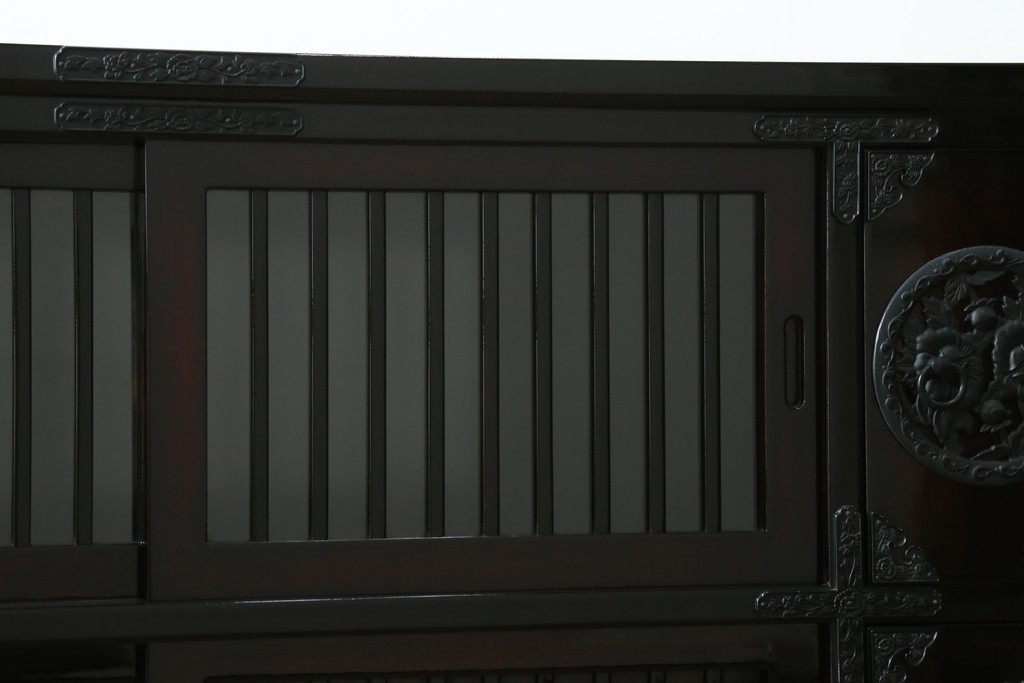 中古　美品　空間に圧倒的な和の存在感を与えるサイドボード　(R-090732)