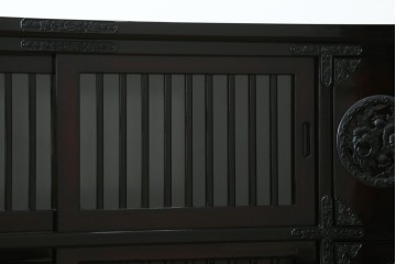 中古　美品　空間に圧倒的な和の存在感を与えるサイドボード　(R-090732)