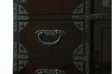 中古　美品　空間に圧倒的な和の存在感を与えるサイドボード　(R-090732)
