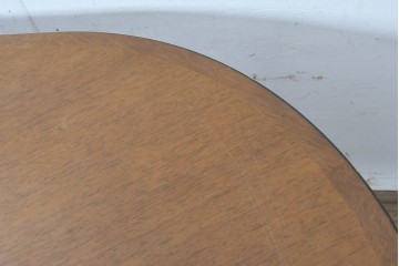 中古　maruni(マルニ木工)　地中海ロイヤルシリーズ(ROYAL)　オーバル型の天板と端正な装飾が上品な伸長式ダイニングテーブル　定価約53万円　(R-090738)