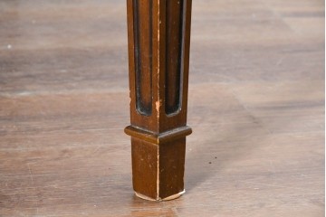 中古　maruni(マルニ木工)　地中海ロイヤルシリーズ(ROYAL)　オーバル型の天板と端正な装飾が上品な伸長式ダイニングテーブル　定価約53万円　(R-090738)