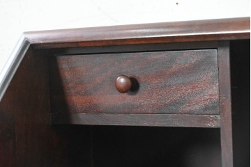 和製ヴィンテージ　美品　松本民芸家具　#308型　収納力のある上品なライティングビューロー　定価約45万円　(R-090751)