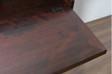 和製ヴィンテージ　美品　松本民芸家具　#308型　収納力のある上品なライティングビューロー　定価約45万円　(R-090751)
