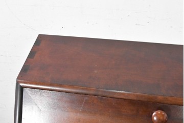 和製ヴィンテージ　美品　松本民芸家具　#308型　収納力のある上品なライティングビューロー　定価約45万円　(R-090751)