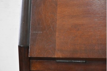 和製ヴィンテージ　美品　松本民芸家具　#308型　収納力のある上品なライティングビューロー　定価約45万円　(R-090751)