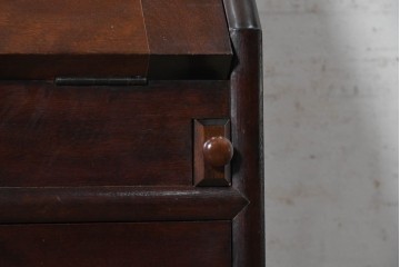 和製ヴィンテージ　美品　松本民芸家具　#308型　収納力のある上品なライティングビューロー　定価約45万円　(R-090751)