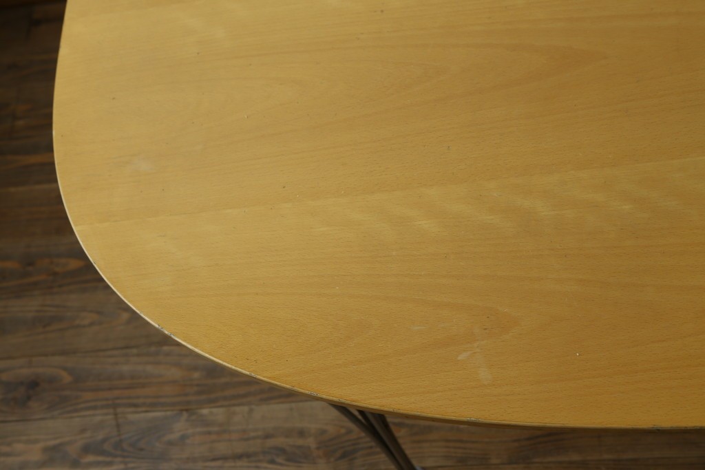 デンマークヴィンテージ　FRITZ HANSEN(フリッツハンセン)　数学的曲線が美しいスーパー楕円テーブル　現行定価約38万円　(R-090755)