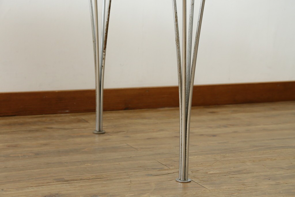 デンマークヴィンテージ　FRITZ HANSEN(フリッツハンセン)　数学的曲線が美しいスーパー楕円テーブル　現行定価約38万円　(R-090755)